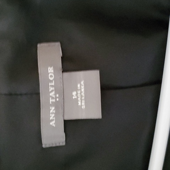 Ann Taylor Belted Suit Jacket Blazer Size 14 - Picture 4 of 7